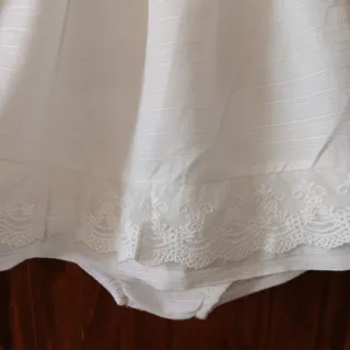 Vestido bebé tul blanco