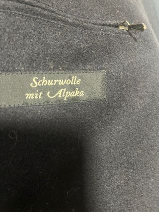 Abrigo Loden Schneider Azul