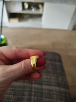 Anillo Tous Vermeil con Piedra Negra