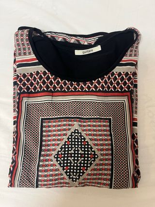 Camiseta estampada manga larga