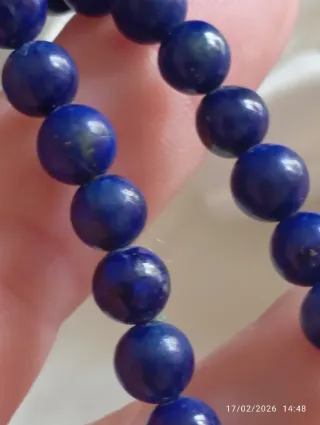 Bellissima collana lapislazzuli e argento 925