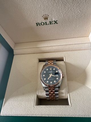 Rolex Datejust 36 126231G Negro Diamantes