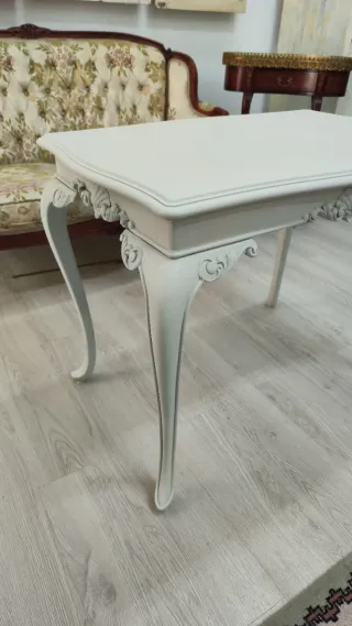 Mesa auxiliar vintage madera