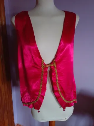 Chaleco de disfraz brillante unisex multiusos