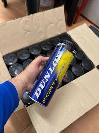 24 botes pelotas pádel Dunlop presurizadas