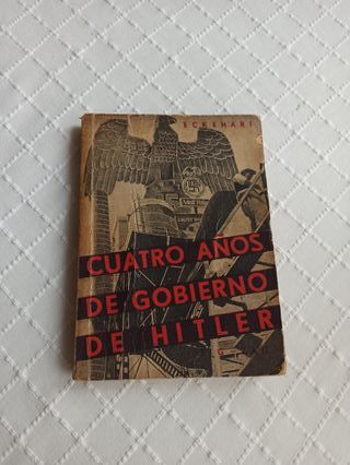 Libro "Cuatro años de gobierno de Hitler"