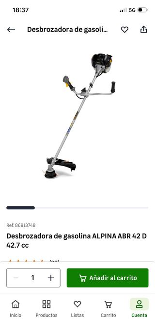 Desbrozadora Alpina Gasolina ABR 42 D