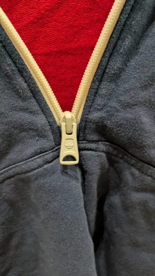 Sudadera Adidas Tricolor Media Cremallera Talla XL