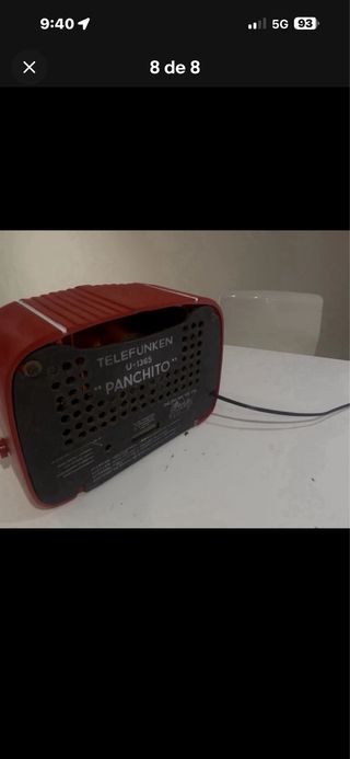 Radio Antigua de válvulas Telefunken panchito