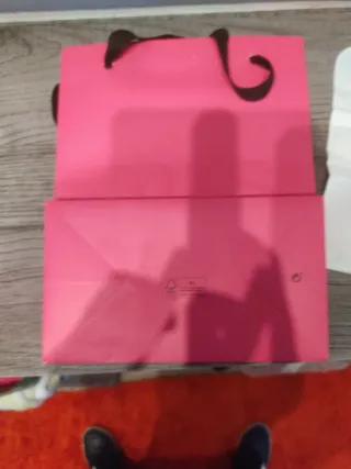 Saco Tous Rosa e Branco