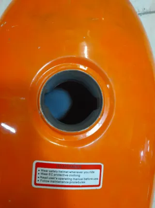 Depósito Gasolina Hanway Café racer 125 Naranja