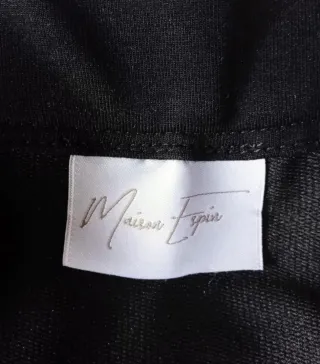 Maison Espin gonna ginocchio nera