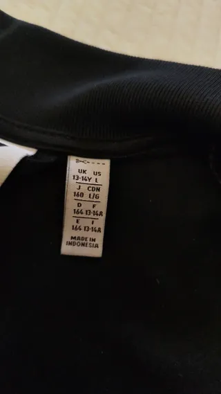 Chaqueta Adidas Negra con Rayas Blancas