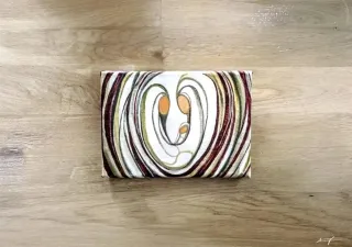 Opera unica tela dipinta a mano