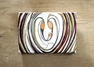 Opera unica tela dipinta a mano