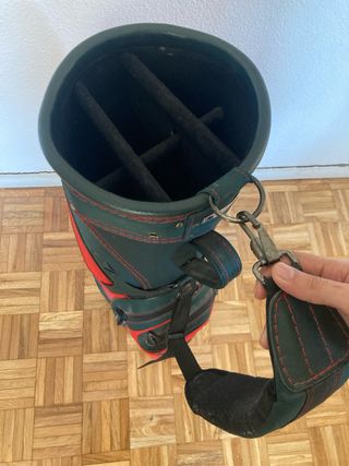 Bolsa de golf Decathlon roja y verde