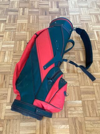 Bolsa de golf Decathlon roja y verde