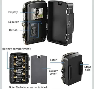 2 Cámaras de Caza Fototrampeo 32GB