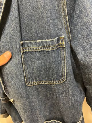 Chaqueta vaquera larga America Vintage Talla Única