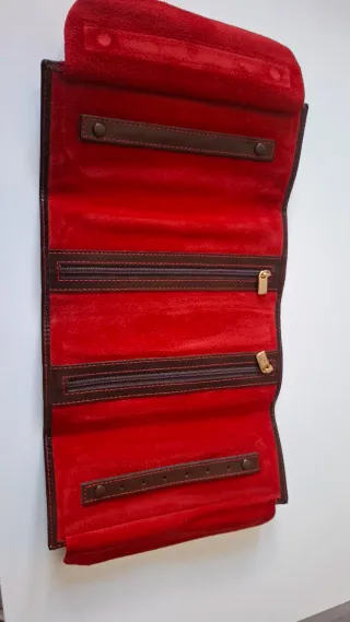 Joyero de viaje de piel