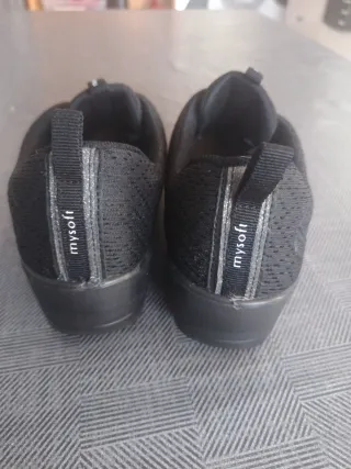 Tenis Mujer Mysoft Talla 40 Negros