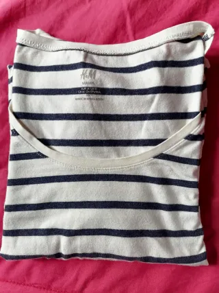 Camiseta premamá H&M rayas