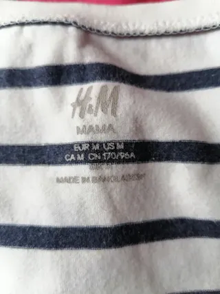 Camiseta premamá H&M rayas