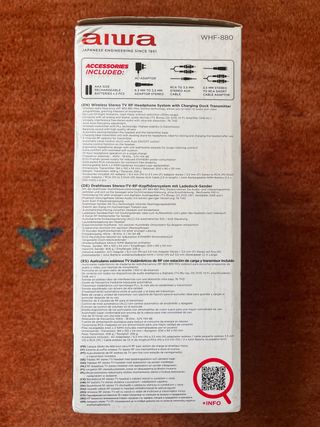 Auriculares Inalámbricos Aiwa Negros