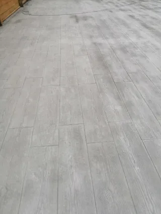 Pavimento de hormigón impreso