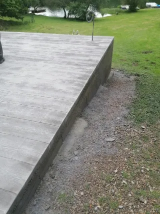 Pavimento de hormigón impreso