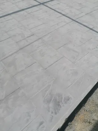 Pavimento de hormigón impreso