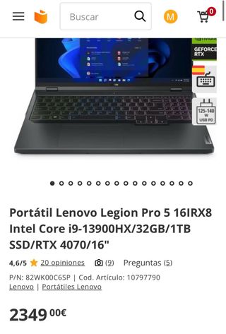 Lenovo Legion Pro 5 16IRX8