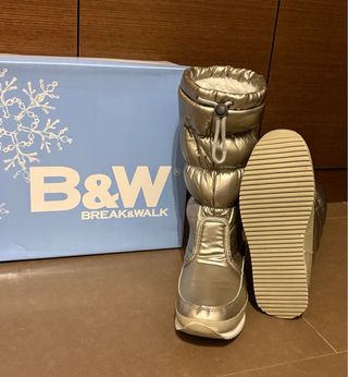 Botas de Nieve B&W Plateadas(rebajadas)