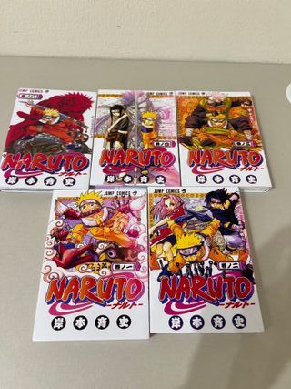 Lote 5 mangas NARUTO – Tomos originales