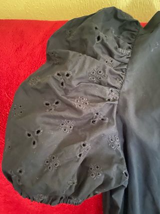 Vestido negro verano con volantes