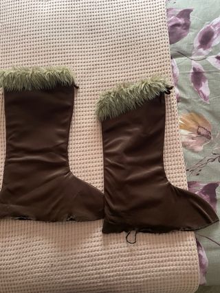 Disfraz Vikingo Marrón con Pelo Sintético talla XL