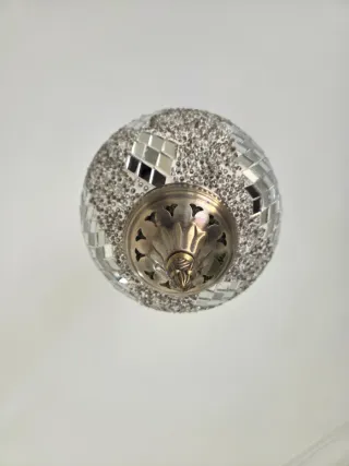 Lámpara de techo mosaico cristal y metal