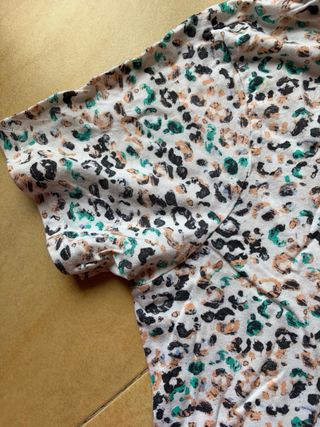 Camiseta manga corta estampado animal