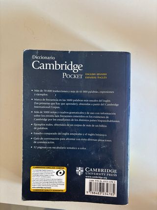 Diccionario Bilingüe Cambridge Spanish-English ...