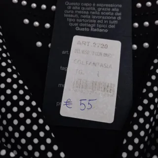 Vestito Elegante Bicolore Little Black Dress