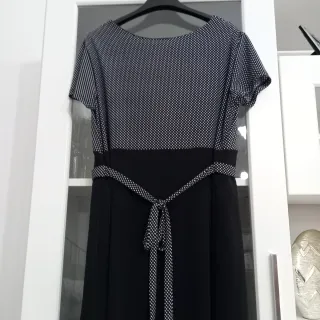 Vestito Elegante Bicolore Little Black Dress