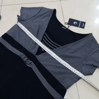 Vestito Elegante Bicolore Little Black Dress