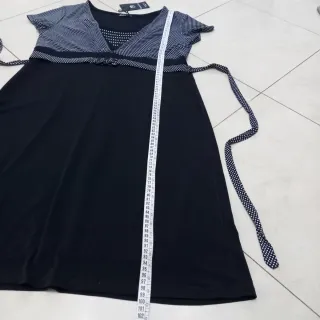 Vestito Elegante Bicolore Little Black Dress