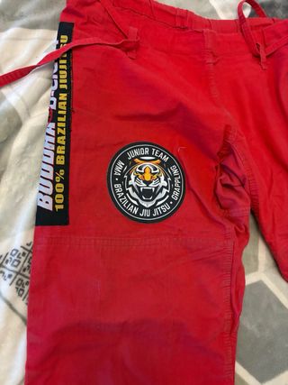 Kimono Jiu Jitsu Buddha Light Rojo