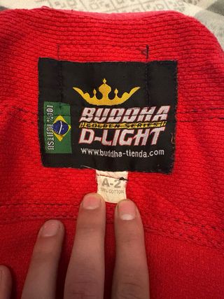 Kimono Jiu Jitsu Buddha Light Rojo