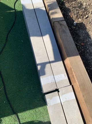 Plaqueta porcelana y rodapié Plaqueta 24 Ud 90/90