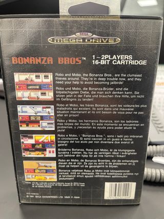 Bonanza Bros. Mega Drive Sega