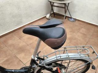 Bicicleta urbana negra