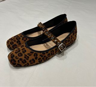 Manoletinas estampado animal print