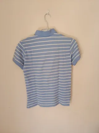 Polo Ralph Lauren Rayas Azul y Blanco